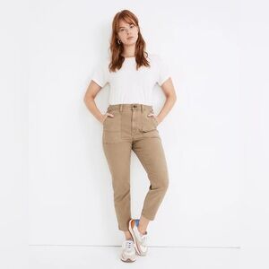 NWT Madewell Curvy Stovepipe Fatigue Pants